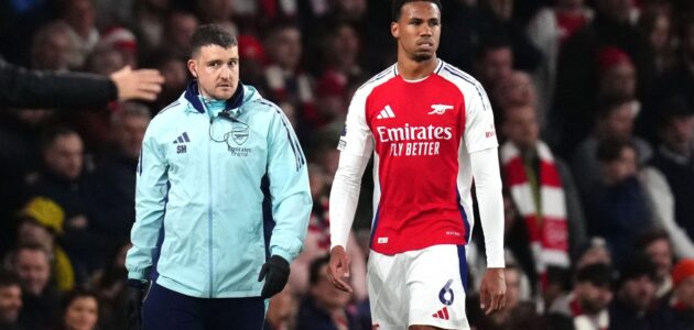 Hammer blow for Arsenal as star is ruled out for the season as injury ‘requires surgery’